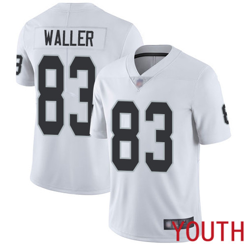 Oakland Raiders Limited White Youth Darren Waller Road Jersey NFL Football #83 Vapor Untouchable Jersey